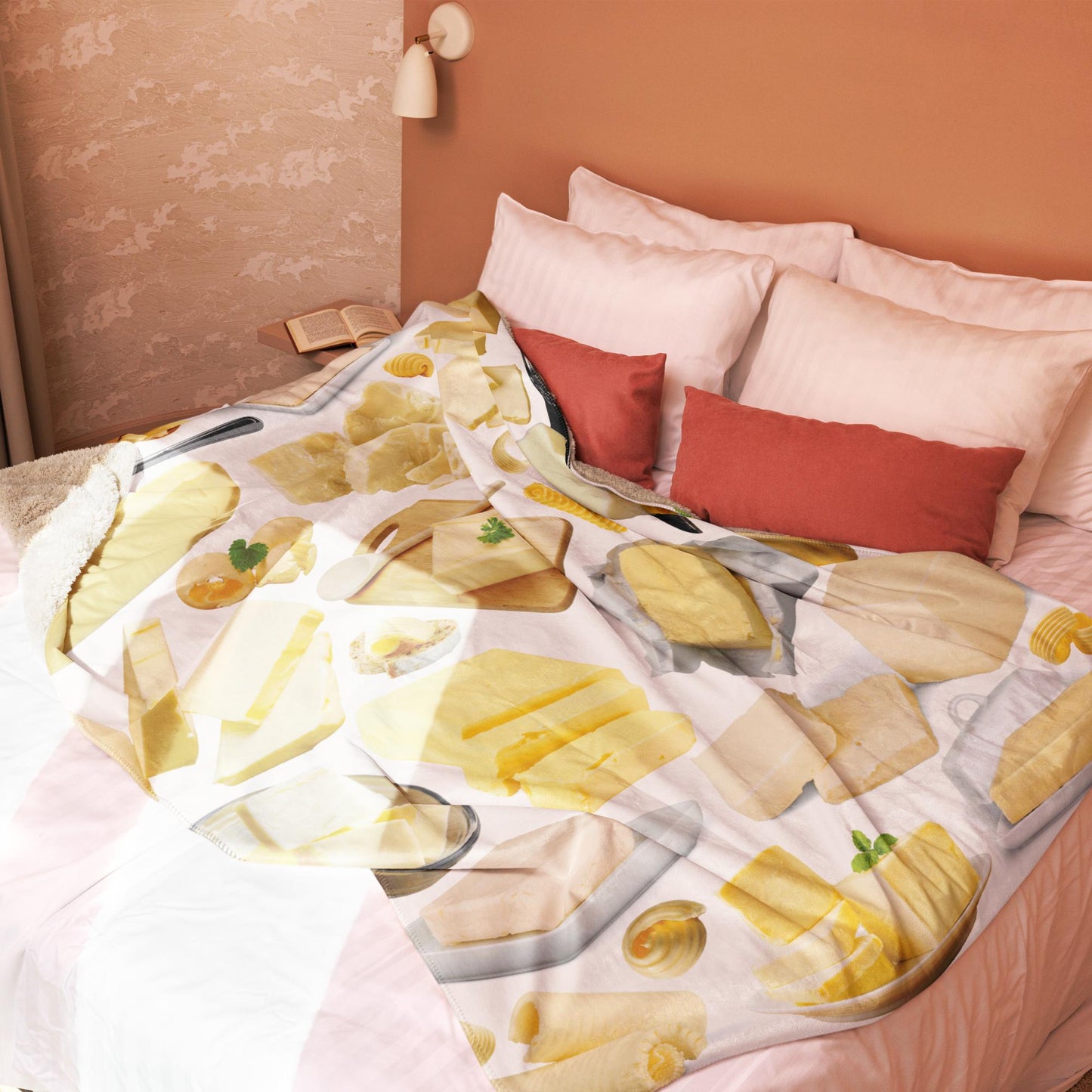 I Can't Believe it's a Butter -Sherpa Blanket