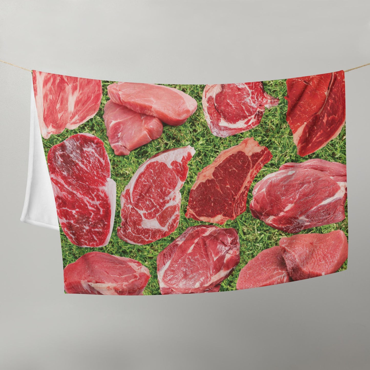 Grass Fed Beef - Throw Blanket