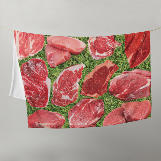 Grass Fed Beef - Throw Blanket